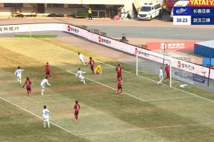 廖承坚助攻，帕拉西奥斯破门，三镇1-1扳平亚泰